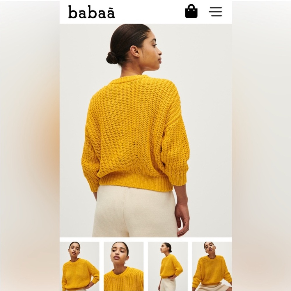 Babaa Cotton Jumper No18 Alphonso Mango
